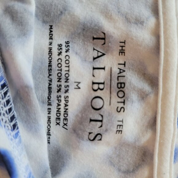 Talbots Geometric Print Long Sleeve Tee M - Picture 4 of 4